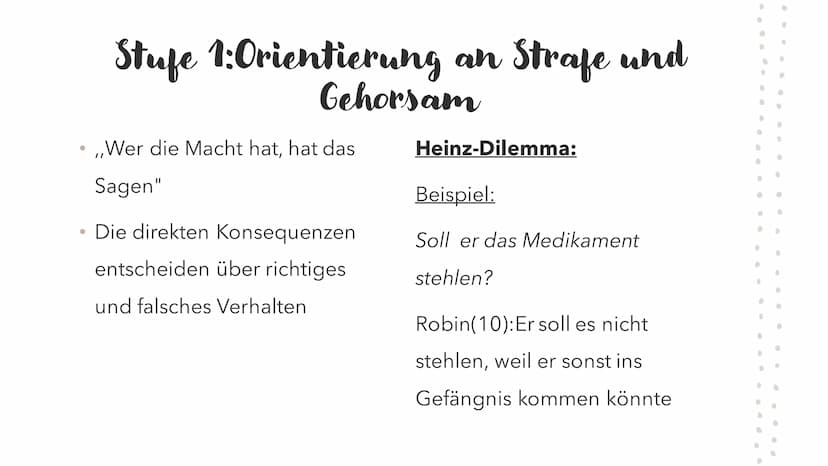 Moralentwicklung
•
•
U
•
•
✔
•
●
0
@
.
•
●
C
●
●
● Der moralische Kompass
●
●
●
Jeder Mensch hat einen moralischen Kompass
Gibt Richtung im 