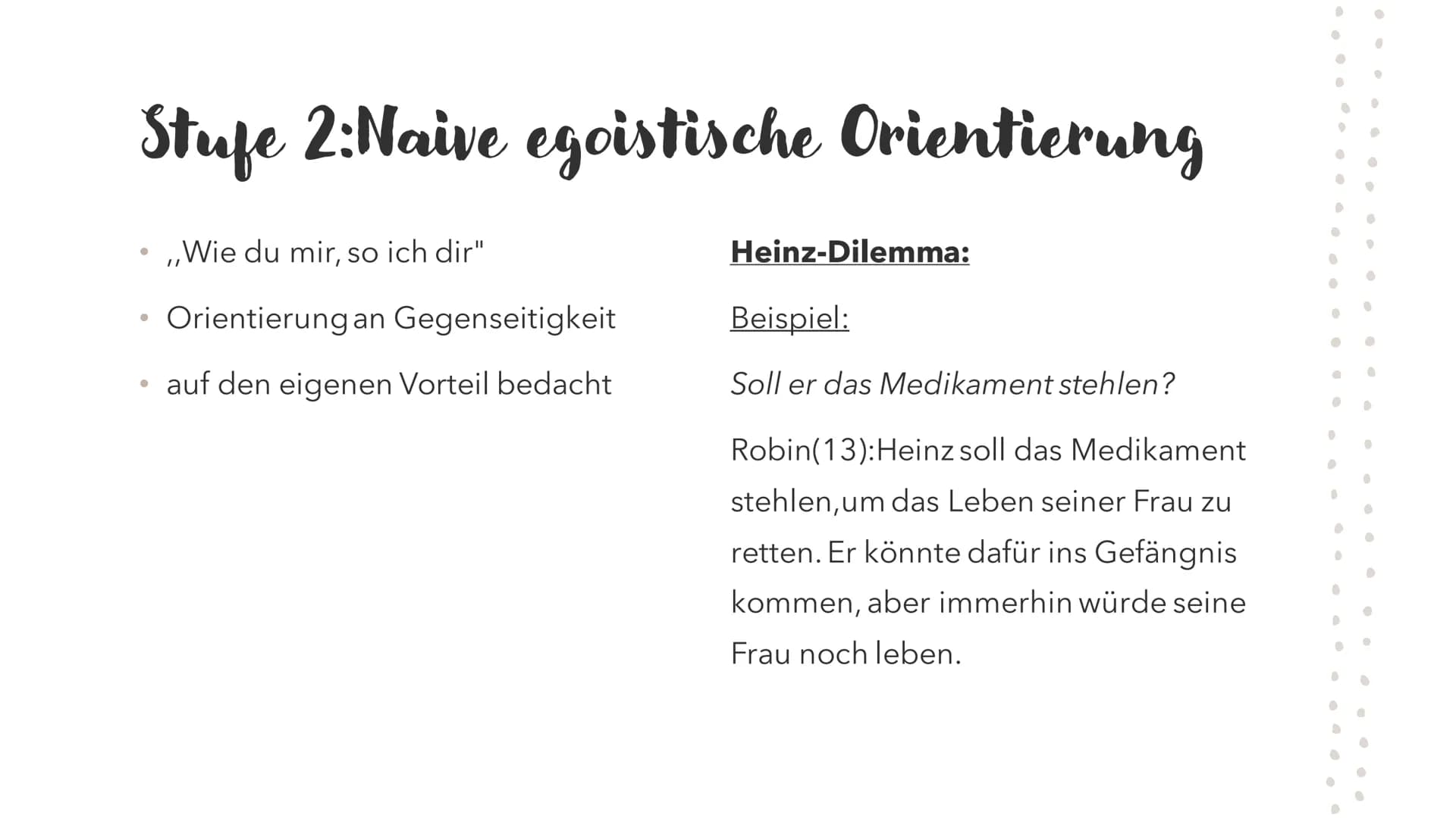 Moralentwicklung
•
•
U
•
•
✔
•
●
0
@
.
•
●
C
●
●
● Der moralische Kompass
●
●
●
Jeder Mensch hat einen moralischen Kompass
Gibt Richtung im 