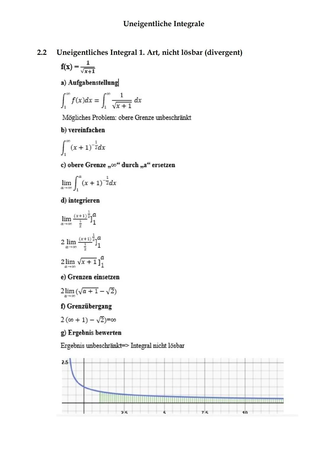 # Uneigentliche Integrale

0. Einordnung der uneigentlichen Integrale in die Infinitesimalrechnung

Infinitesimalrechnung

Differentialrechn