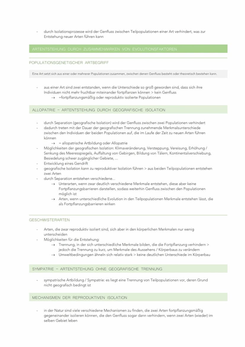 EVOLUTION
VIELFALT UND SYSTEMATISCHE ORDNUNG DER ORGANISMEN
Evolution: Entwicklung, Weiterentwicklung und Umwandlung der Organismen
heute ve