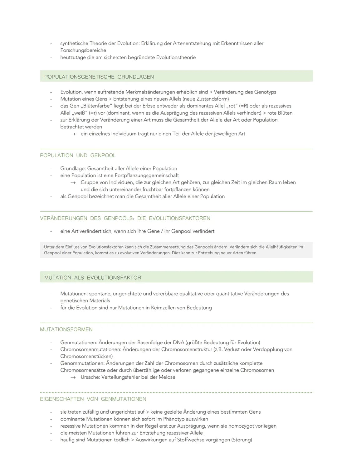 EVOLUTION
VIELFALT UND SYSTEMATISCHE ORDNUNG DER ORGANISMEN
Evolution: Entwicklung, Weiterentwicklung und Umwandlung der Organismen
heute ve