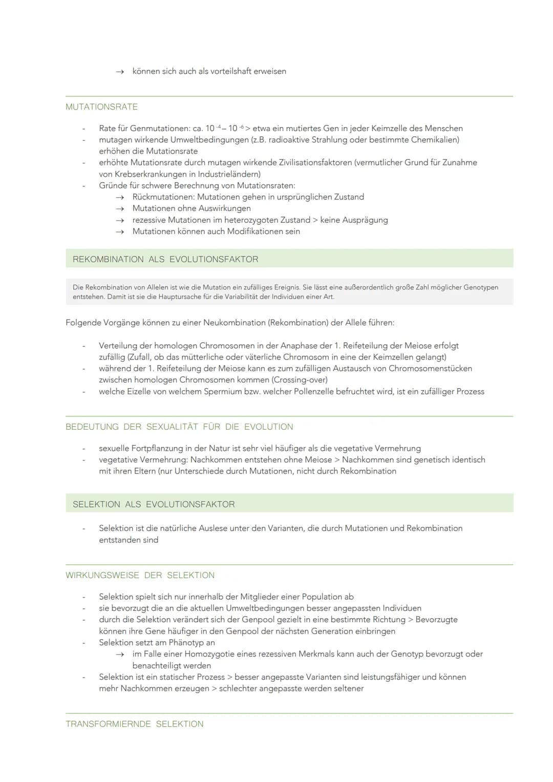 EVOLUTION
VIELFALT UND SYSTEMATISCHE ORDNUNG DER ORGANISMEN
Evolution: Entwicklung, Weiterentwicklung und Umwandlung der Organismen
heute ve