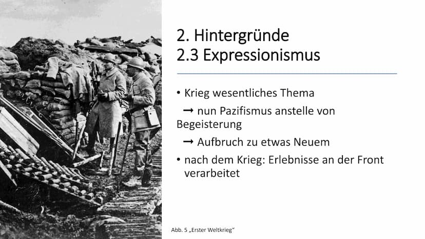  Expressionismus –
Ein Überblick
Von: Viktoria Szewczyk
Fach: Deutsch LK
Lehrer:
Jahr: 13/4. Semester
Abb. 2 ,,Der Schrei" Gliederung
1. Beg