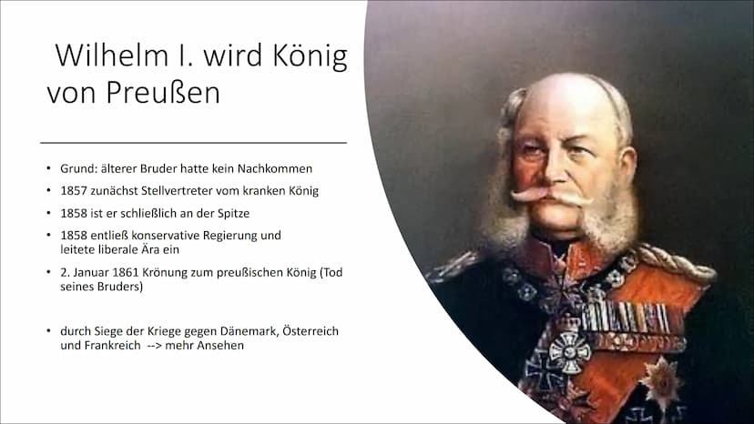Wilhelm I.
Lisa Annika Göbecke, Alina Totzke
CALL ●
Allgemeine Informationen (Biografie, Familie)
• Wilhelm I. wird König von Preußen
●
●
Gl