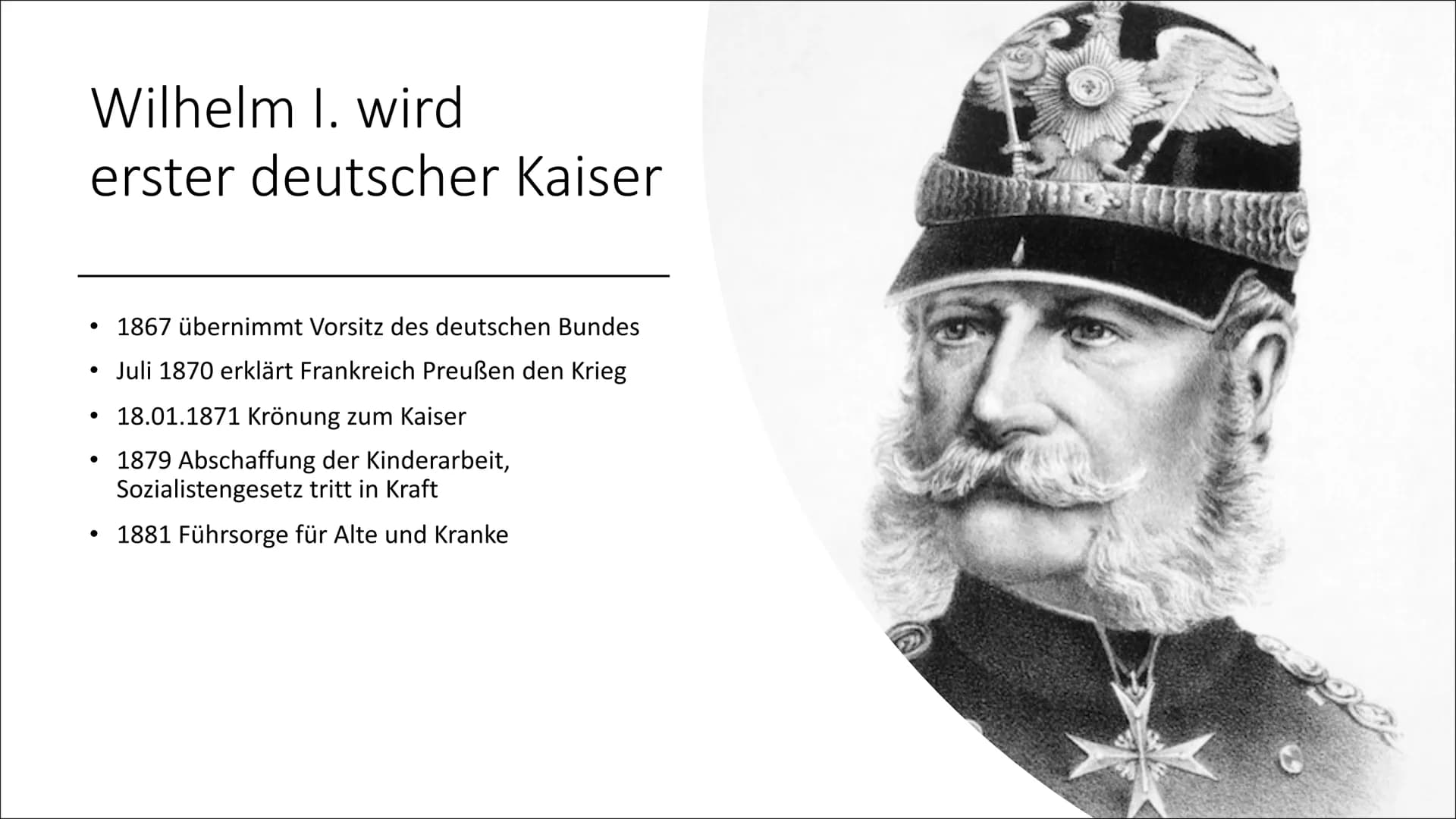 Wilhelm I.
Lisa Annika Göbecke, Alina Totzke
CALL ●
Allgemeine Informationen (Biografie, Familie)
• Wilhelm I. wird König von Preußen
●
●
Gl