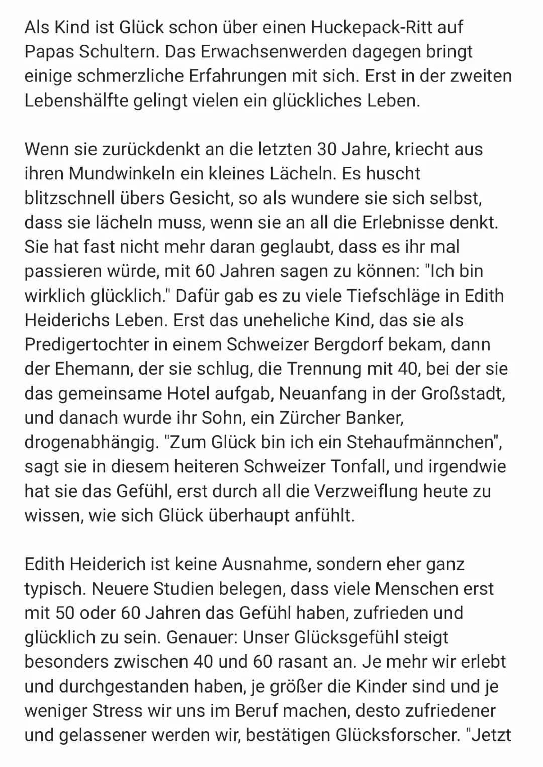 Ein Glückliches Leben führen