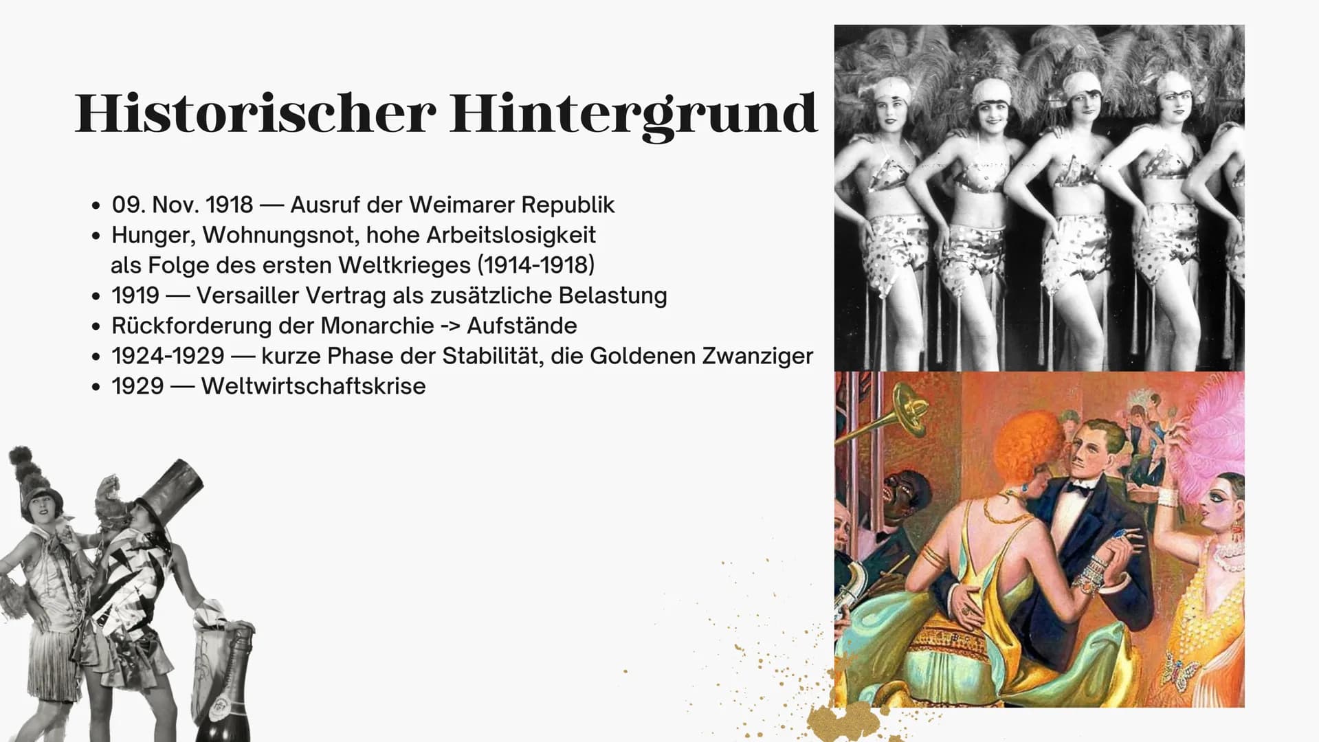 DIE
NEUE
SACHLICH-
ΚΕΙΤ
Emma Koch
11/2
Otto Dix ,,Die Eltern des Künstlers", 1924 GLIEDERUNG
• Zeitliche Einordnung der Epoche
• Historische