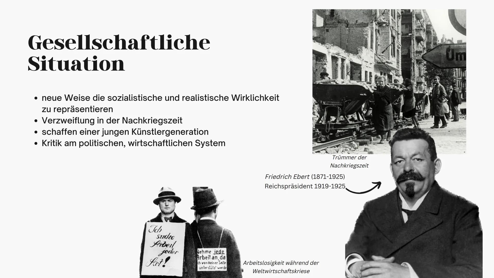 DIE
NEUE
SACHLICH-
ΚΕΙΤ
Emma Koch
11/2
Otto Dix ,,Die Eltern des Künstlers", 1924 GLIEDERUNG
• Zeitliche Einordnung der Epoche
• Historische