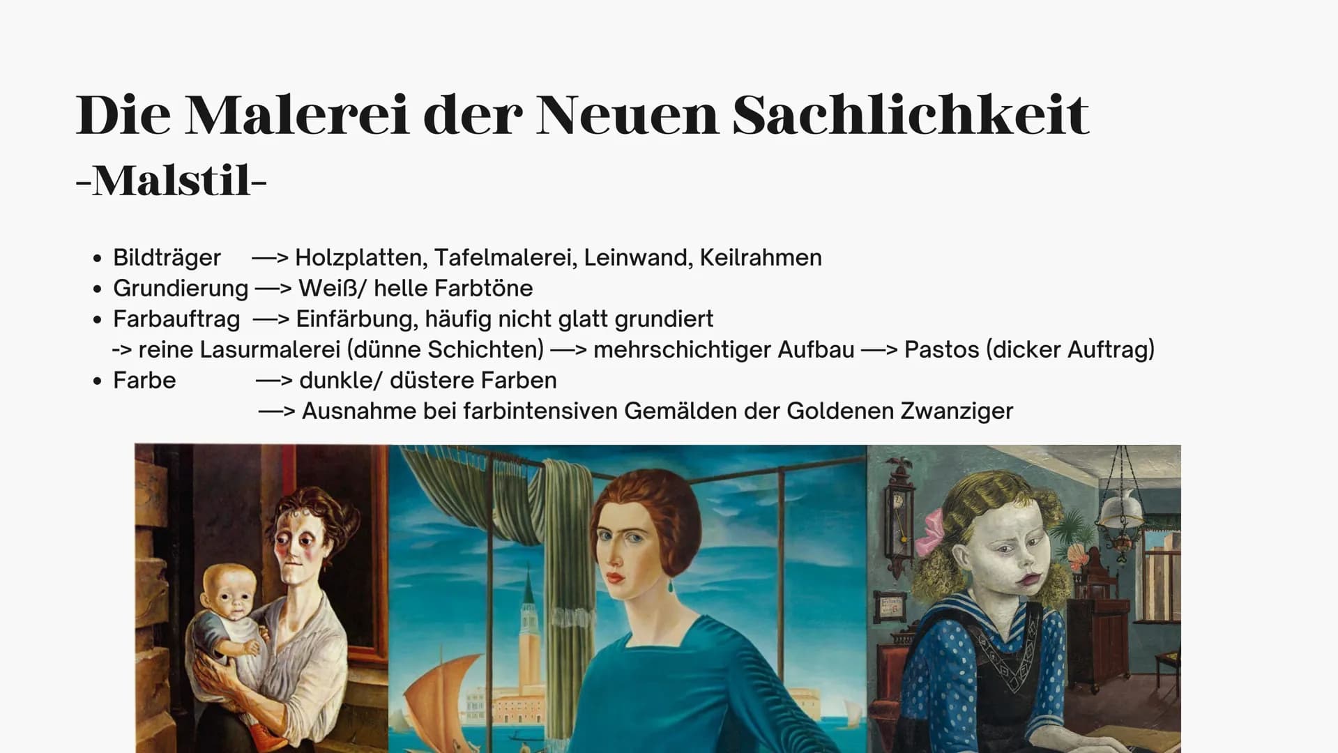 DIE
NEUE
SACHLICH-
ΚΕΙΤ
Emma Koch
11/2
Otto Dix ,,Die Eltern des Künstlers", 1924 GLIEDERUNG
• Zeitliche Einordnung der Epoche
• Historische