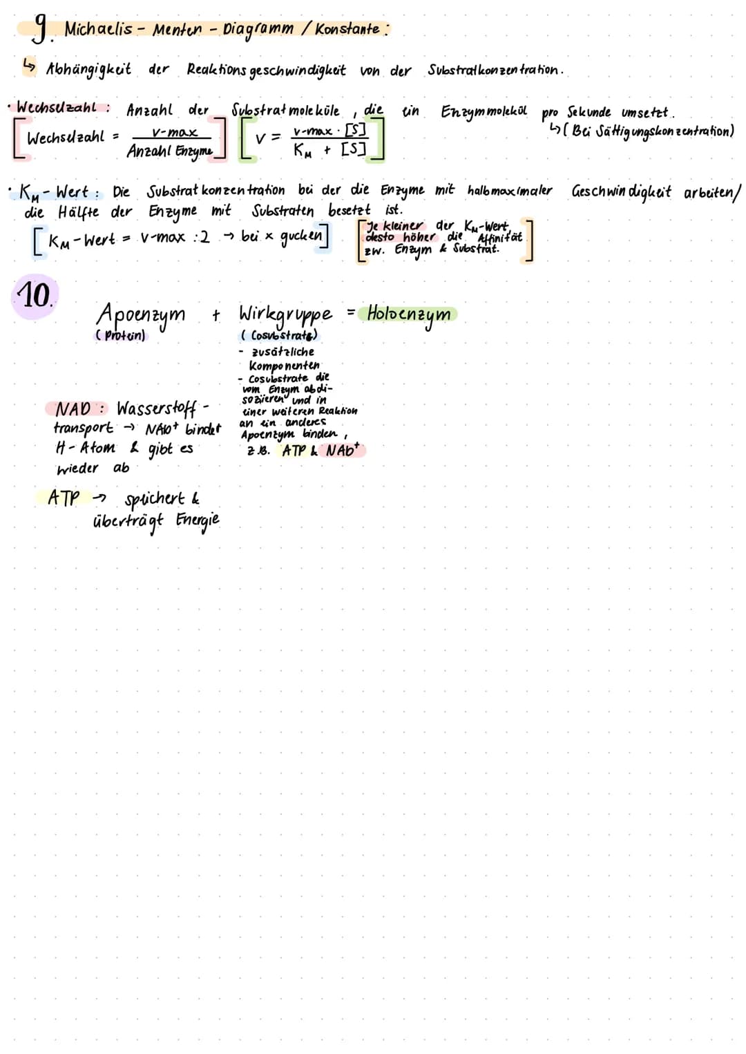 cerna
Etel
Biologie
Thema: Enzyme & ihre Eigenschaften
• Enzyme sind
Sie...
1. Enzyme wirken als Katalysatoren:
-
gehen aus
Stoffe mit diese