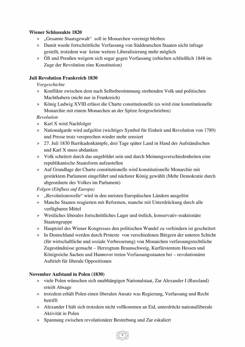 Geschichte Abitur
Übersicht:
1. Nationalstaatsgedanke und Nationalismus in Europa (Seite 2 - 10)
2. Die Reichsgründung von oben (Seite 11-14