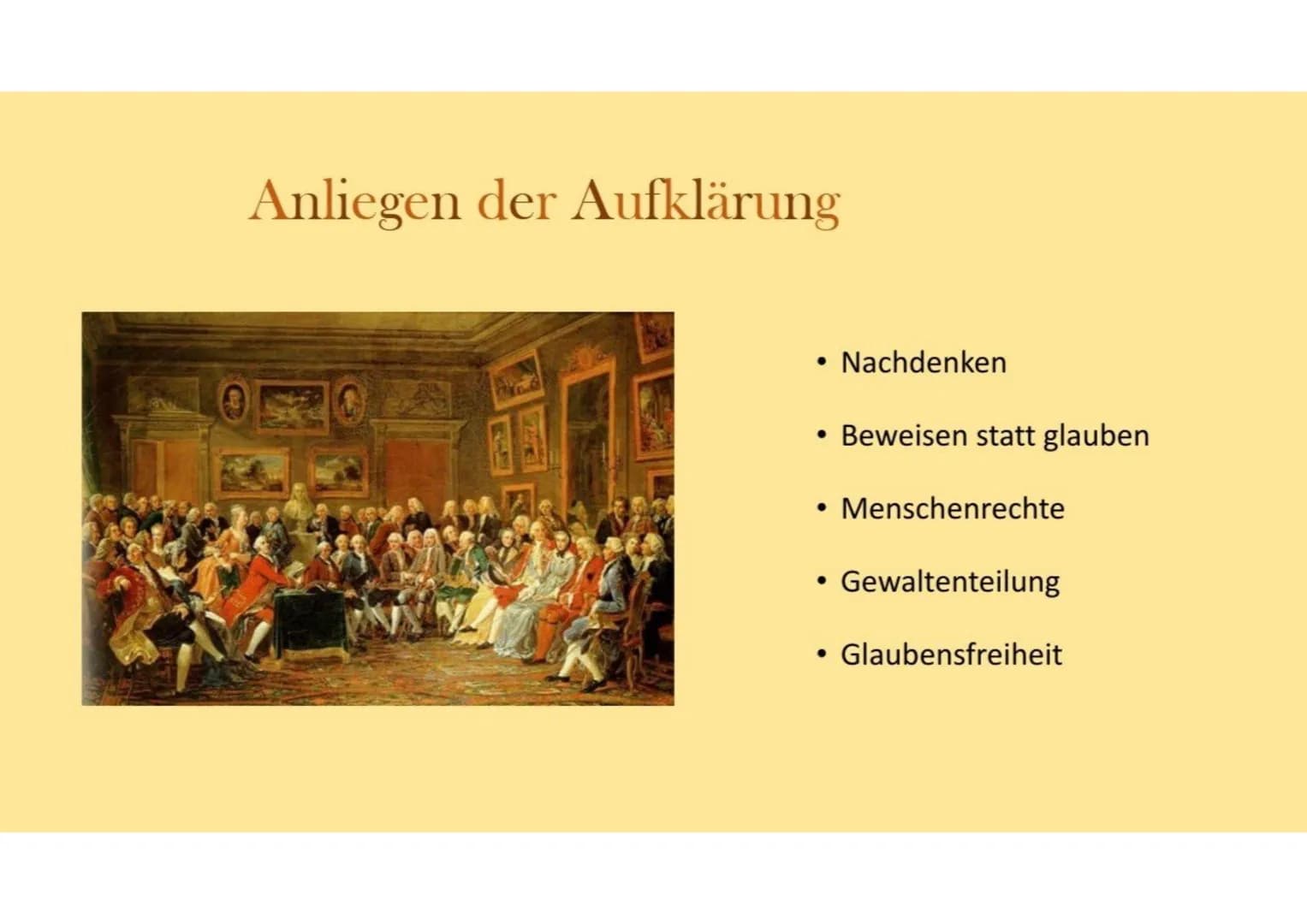 
<h2 id="aufklrungdefinition">Aufklärung: Definition</h2>
<p>Die Aufklärung war eine bedeutende Epoche im 18. Jahrhundert. Sie begann ab 172