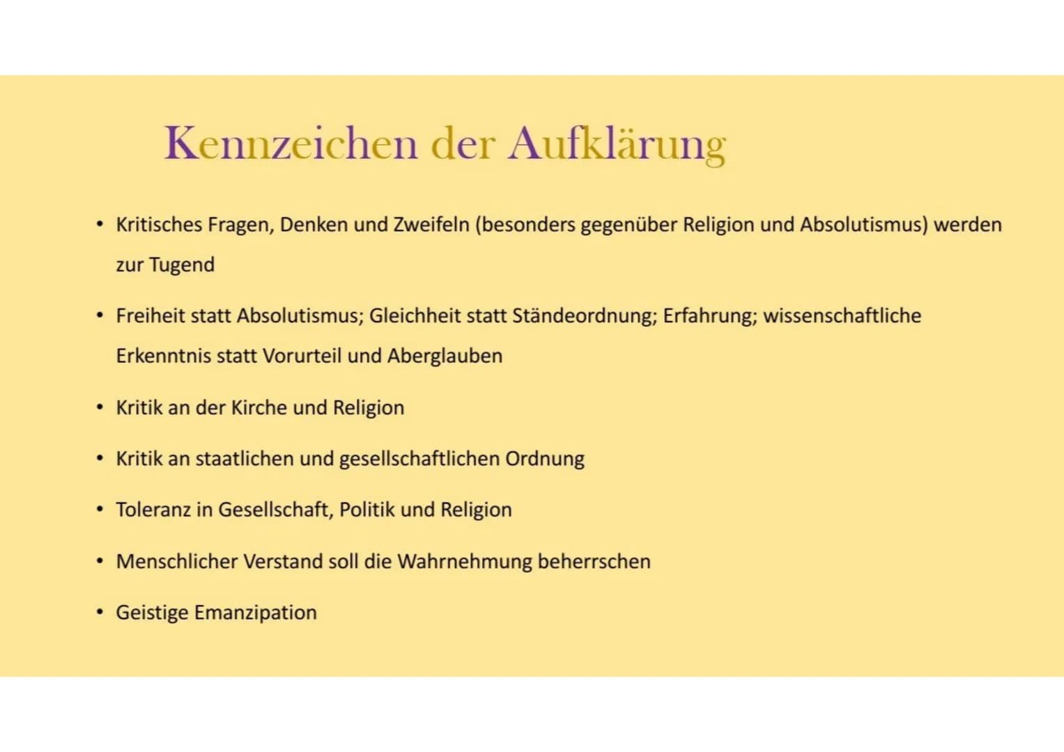 
<h2 id="aufklrungdefinition">Aufklärung: Definition</h2>
<p>Die Aufklärung war eine bedeutende Epoche im 18. Jahrhundert. Sie begann ab 172