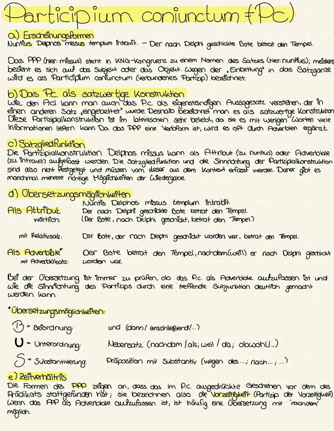 Passiv
Endlungen.
-ol-r
-(e)mis
-tur
Aktiv
lat. pati
-mur
-mini
-ntur
Partizipien
lat. Beispiele:
LYKNG!
- Verben
2B Partizip Perf
=
leiden,