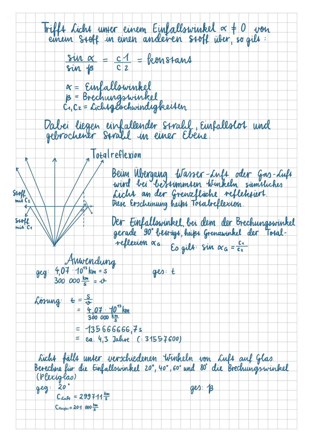 Einfallslot
(3) √x 4%
Reflexionsgesetz
Spiegel (reflektierende Fläche)
Wird Licht an einer Fläche reflektiert, so ist
der Einfallswinkel & g