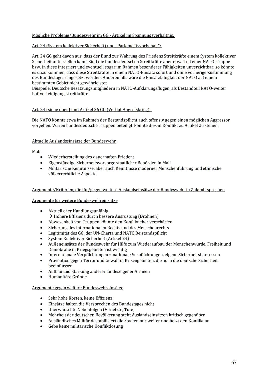 Q3 Grundlagen der Sicherheitspolitik im 21. Jahrhundert
Was ist Frieden?
●
Definition Krieg
Kontinuierliche Kämpfe zwischen zwei oder mehr S