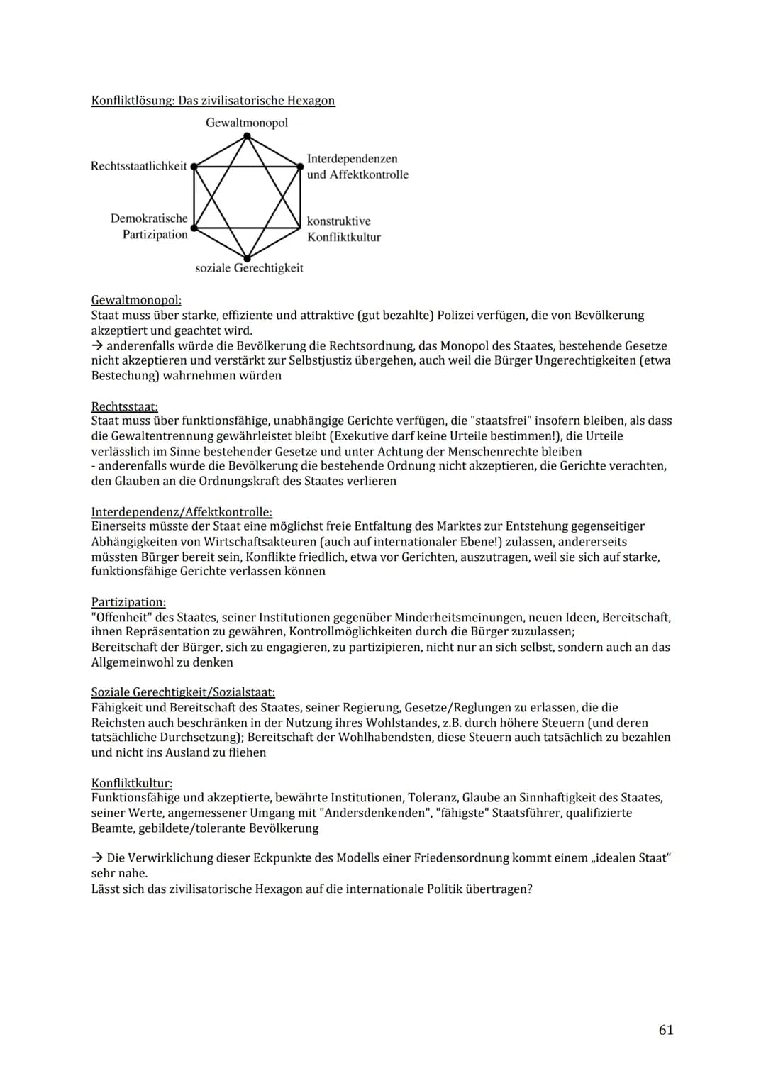 Q3 Grundlagen der Sicherheitspolitik im 21. Jahrhundert
Was ist Frieden?
●
Definition Krieg
Kontinuierliche Kämpfe zwischen zwei oder mehr S