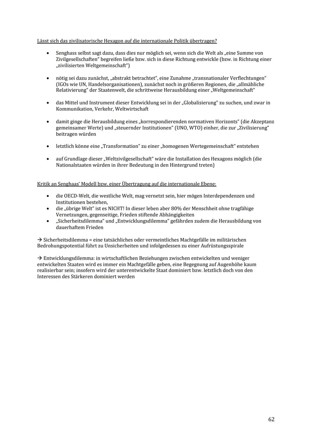 Q3 Grundlagen der Sicherheitspolitik im 21. Jahrhundert
Was ist Frieden?
●
Definition Krieg
Kontinuierliche Kämpfe zwischen zwei oder mehr S