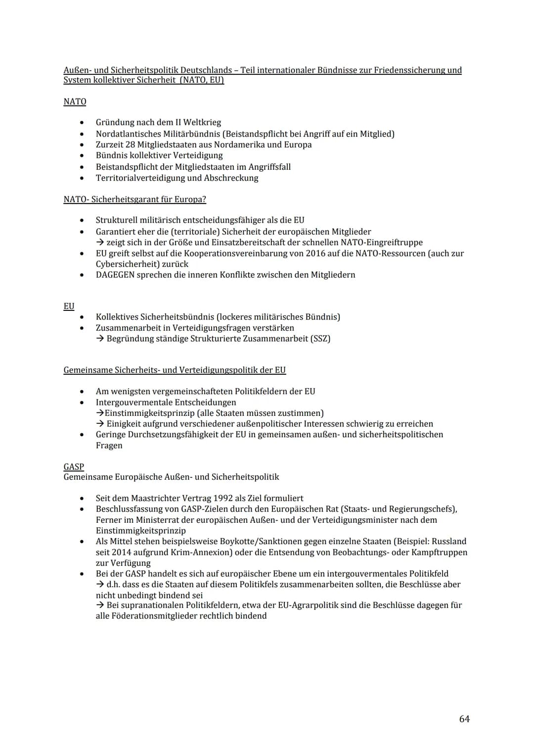 Q3 Grundlagen der Sicherheitspolitik im 21. Jahrhundert
Was ist Frieden?
●
Definition Krieg
Kontinuierliche Kämpfe zwischen zwei oder mehr S