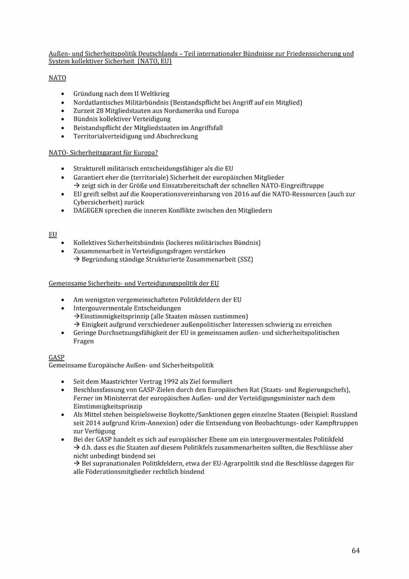 Q3 Grundlagen der Sicherheitspolitik im 21. Jahrhundert
Was ist Frieden?
●
Definition Krieg
Kontinuierliche Kämpfe zwischen zwei oder mehr S