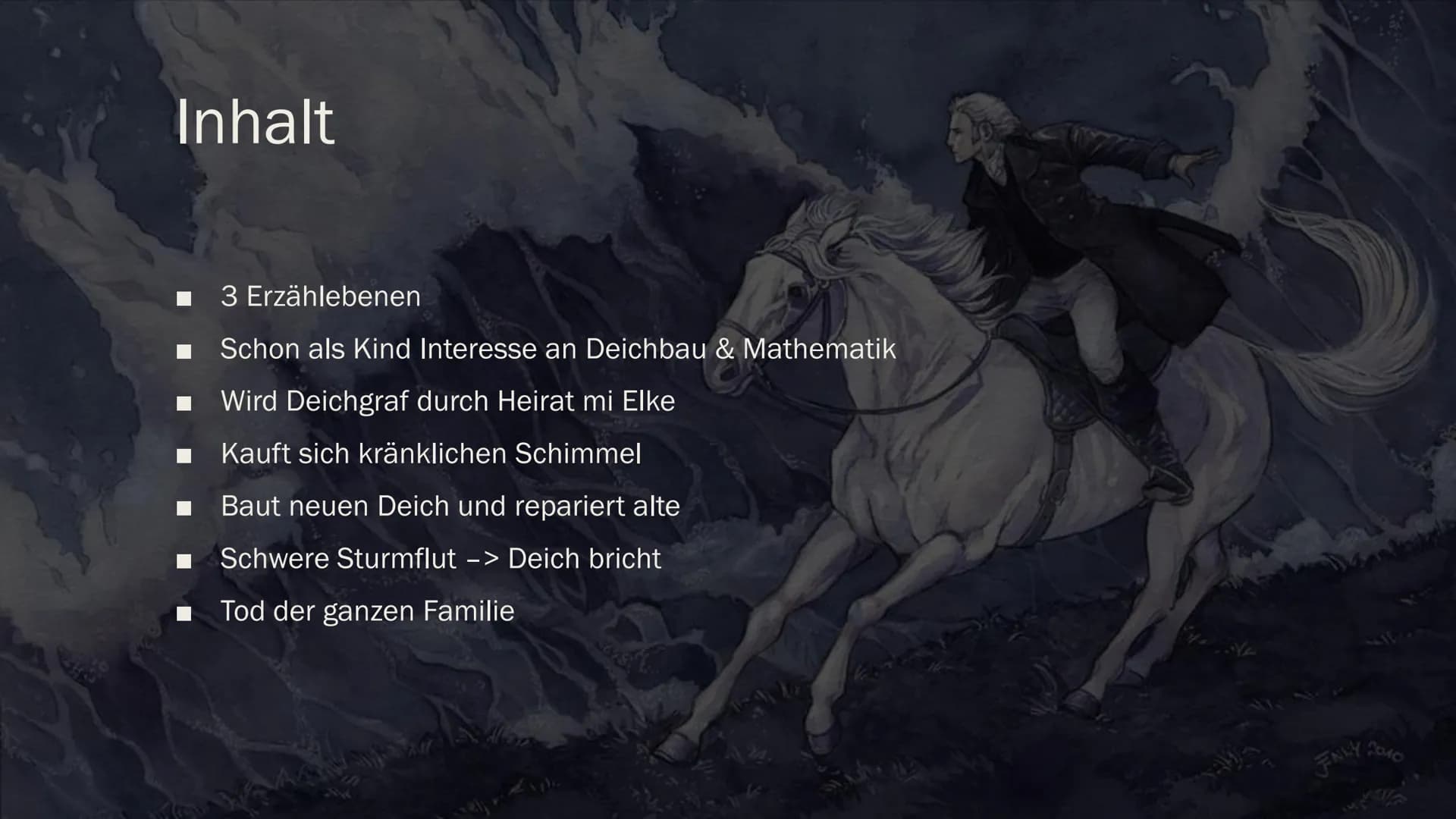 DER
SCHIMMELREITER
HAMBURGER LESEHEFTE VERLAG
THEODOR STORM
DER
SCHIMMELREITER Gymnasium Landau a. d. Isar
Clarissa Schemmel
1. Charakterisi