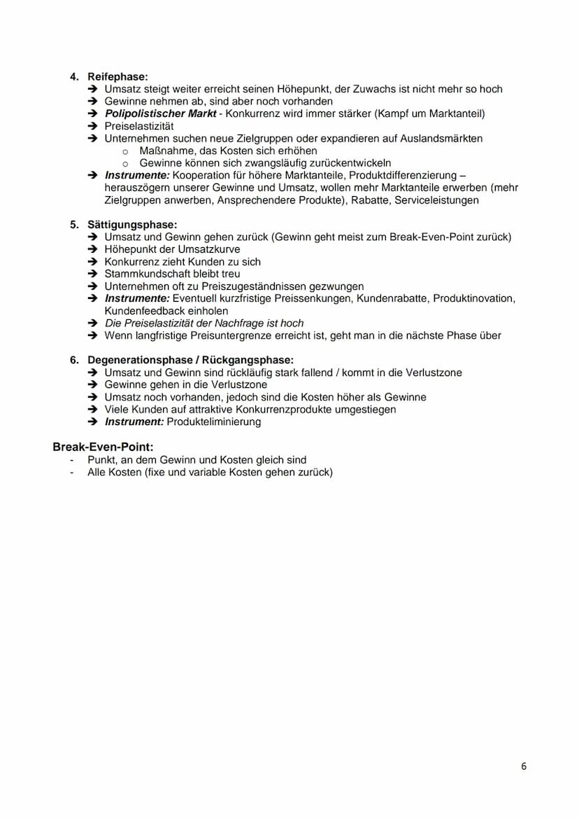 Wirtschaft - Abiturvorbereitung
Q1.1 Planung des Fertigungsprogrammes
1.1.1 Marketingkonzept und Marketingstrategie
Marketingziele:
→Gewinnz