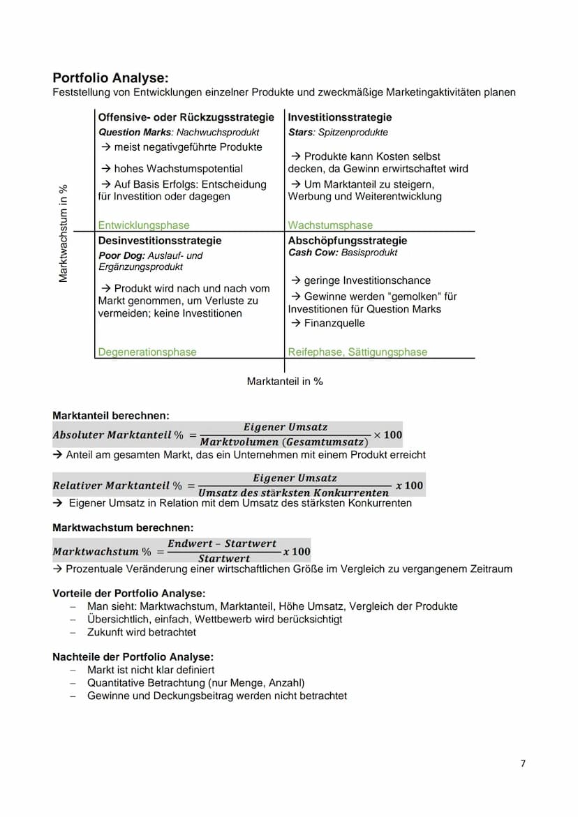 Wirtschaft - Abiturvorbereitung
Q1.1 Planung des Fertigungsprogrammes
1.1.1 Marketingkonzept und Marketingstrategie
Marketingziele:
→Gewinnz
