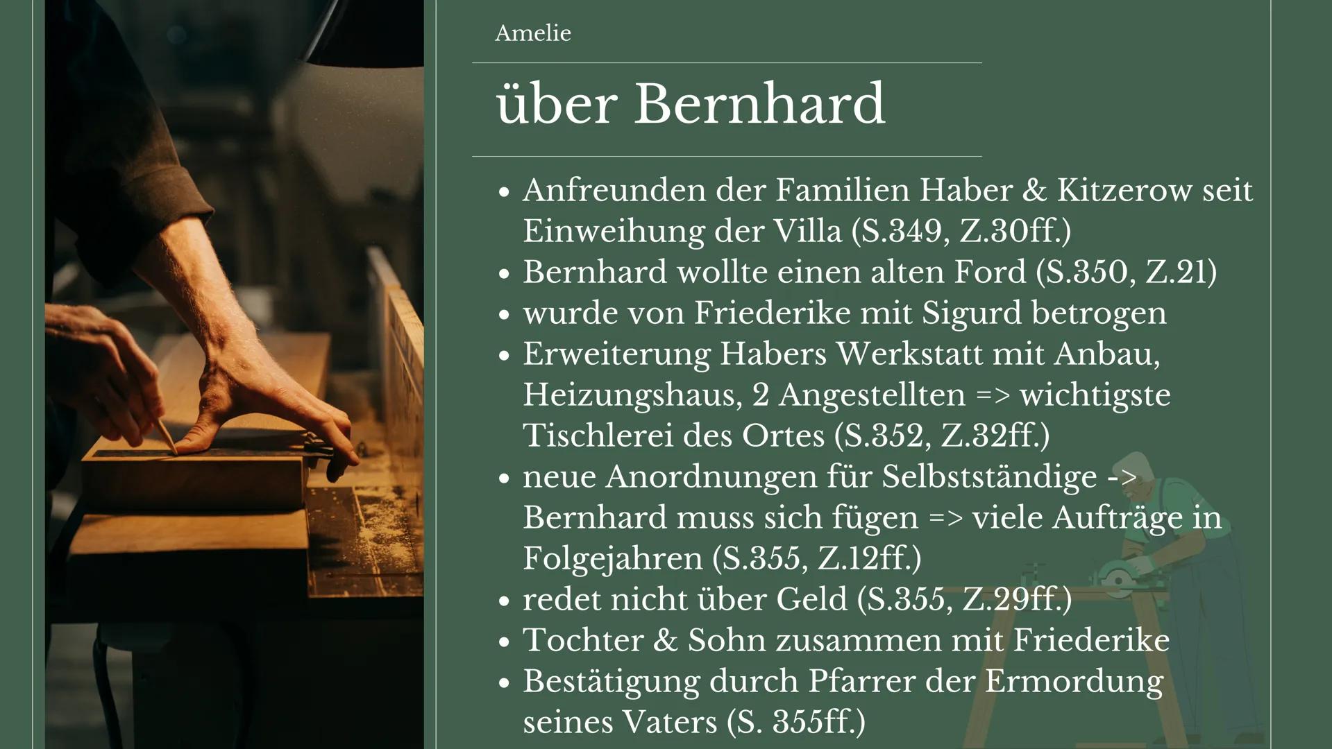 19.12.2022
Gruppe 5
Sigurd
Kitzerow Aileen
Lebensweg
Kitzerows
Eröffnung Bernhards Tischlerei (BS.323)
• Bernhard Stammkunde (BS.328)
=
●
ei