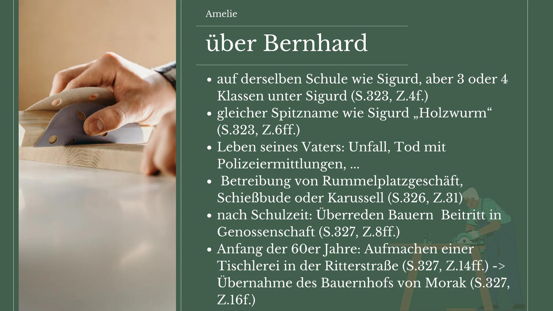 19.12.2022
Gruppe 5
Sigurd
Kitzerow Aileen
Lebensweg
Kitzerows
Eröffnung Bernhards Tischlerei (BS.323)
• Bernhard Stammkunde (BS.328)
=
●
ei