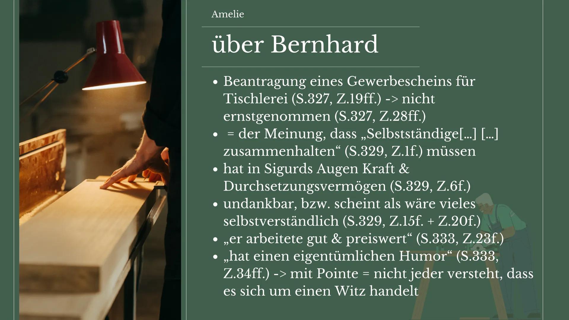 19.12.2022
Gruppe 5
Sigurd
Kitzerow Aileen
Lebensweg
Kitzerows
Eröffnung Bernhards Tischlerei (BS.323)
• Bernhard Stammkunde (BS.328)
=
●
ei