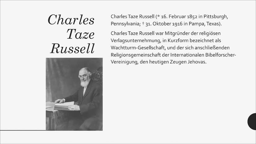 ZEUGEN
JEHOVAS
Louis Münch Was ist
Zeugen
Jehovas?
Die Zeugen Jehovas sind eine christliche, *chiliastisch
ausgerichtete Religionsgemeinscha