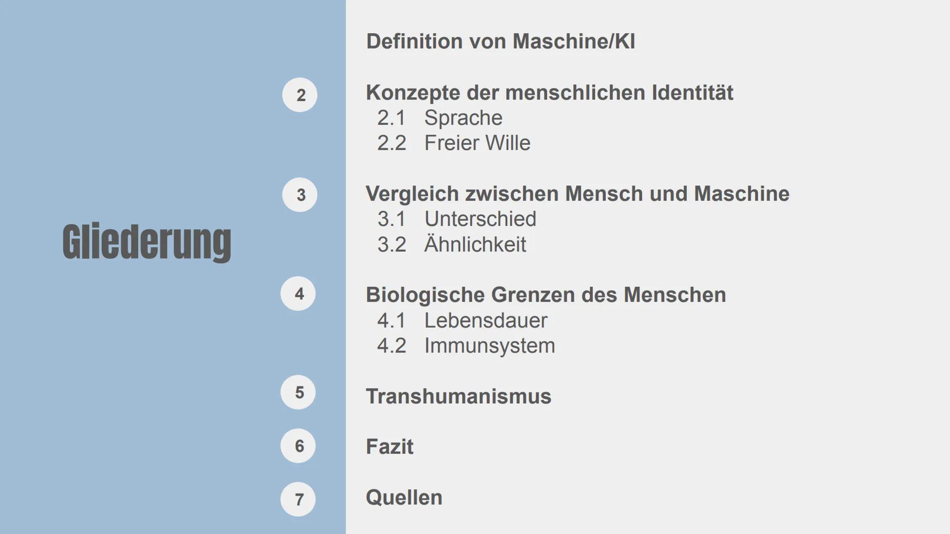 # CRISPR/Cas9

Von: Yade Yapici Gliederung

Definition von Maschine/KI

2 Konzepte der menschlichen Identität
2.1 Sprache
2.2 Freier Wille

