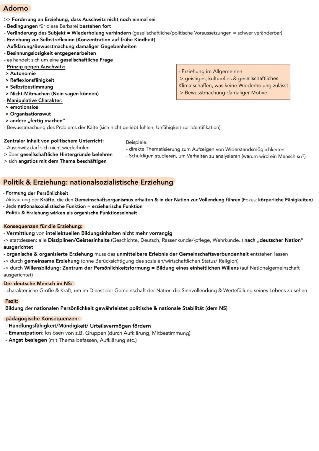 NS-Erziehung
Hitlers Grundsätze:
heranzüchten kerngesunder Körper
Förderung der Willens- & Entschlusskraft
Schule: 2x täglich mind. 1 Std Sp