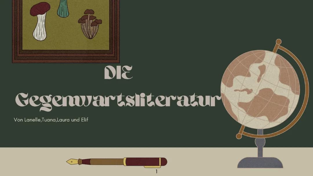 Gegenwartsliteratur Präsentation 