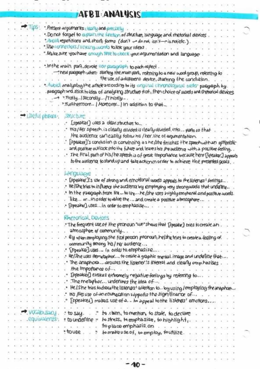 WRITING SKILLS
Subtopics:
AFB I: Comprehension/Orientation/context.
•Operatoren
How to write a summary
2 AEB. II Analysis
• Operatoren
Analy