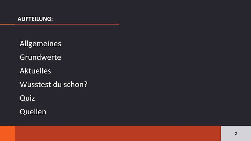 DIE LINKE AUFTEILUNG:
Allgemeines
Grundwerte
Aktuelles
Wusstest du schon?
Quiz
Quellen
2 ALLGEMEINES:
-Gründung: 16.Juni 2007 (Berlin)
-Grün
