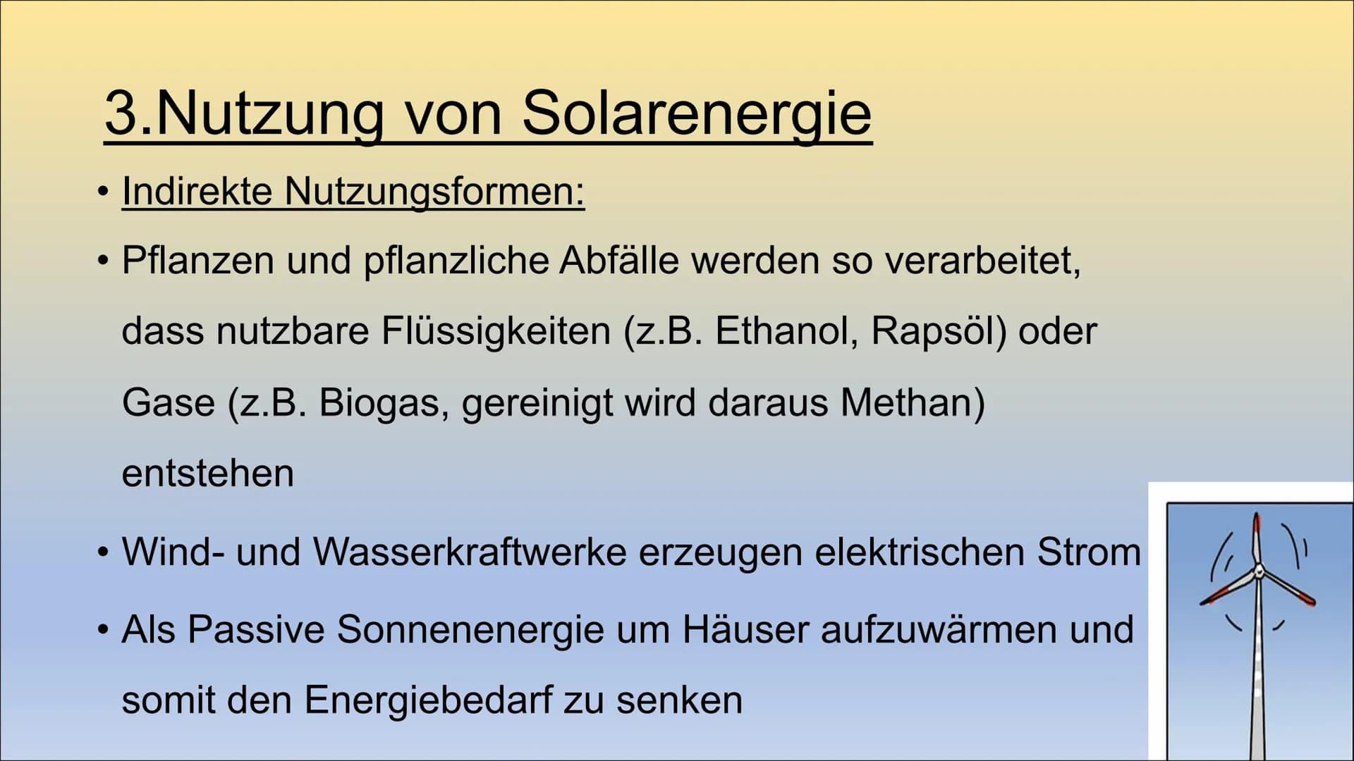 Solarenergie
Ist Solarenergie unsere Zukunft? 1.Einleitung Inhaltsverzeichnis
●
1. Was ist Solarenergie?
2.Funktion von Solarenergie
2.1. ..