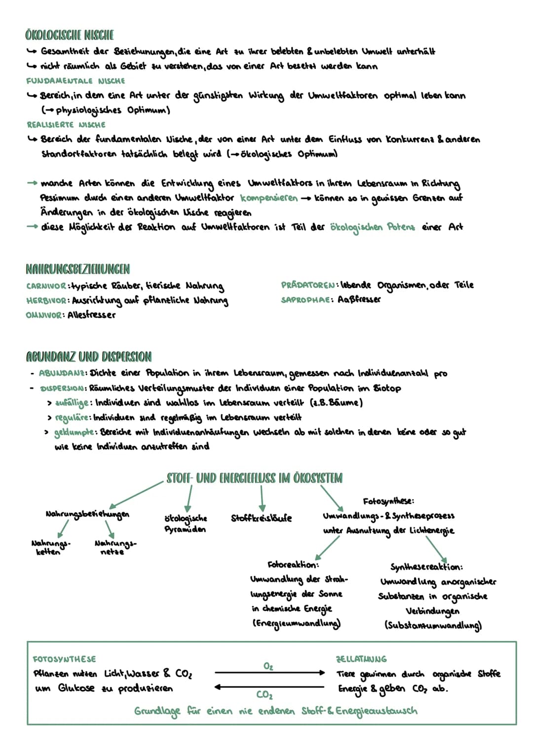 WECHSELBEZIEHUNGEN ZW. LEBEWESEN UND IHRER UMWELT
abiotische
Biotop Biozonose
Ökosysteme
Biosphäre
biotische
Ökosystem
Umweltfaktoren.
1
Öle