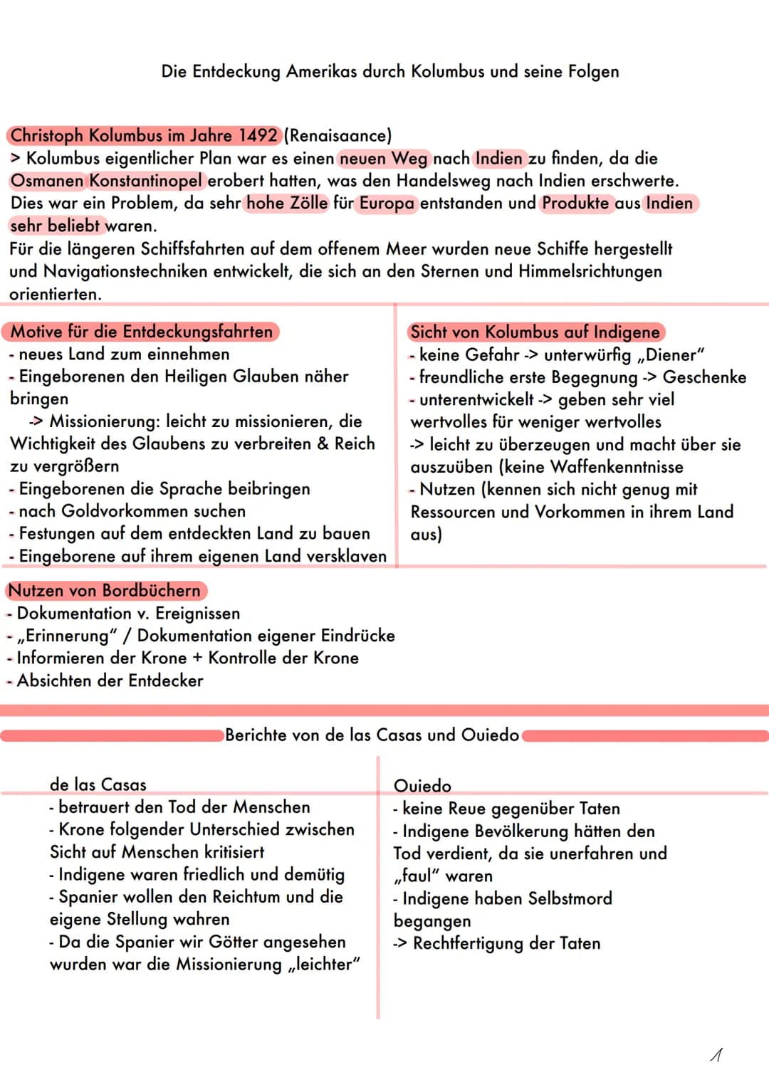Die Entdeckung Amerikas durch Kolumbus und seine Folgen
Christoph Kolumbus im Jahre 1492 (Renaissance)
> Kolumbus eigentlicher Plan war es e