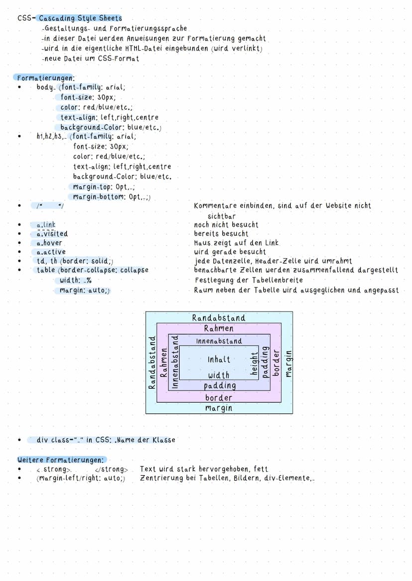 Informatik 11/1
HTML: Hyper Text Markup Language
-Hypertext: beschreibt Referenzen (z.B. Verlinkungen) mit denen ein Text verbunden ist
-Mar