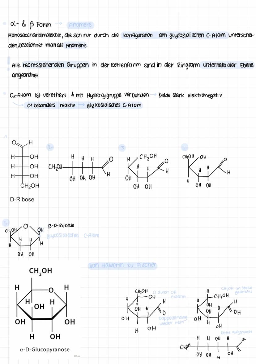 Themen
KOHLENHYDRATE
Definitionen
Chiralität verstenen & anwenden bei zucker & anderen Unterscheidung D-/L-Form
Zucker Aufbau & klassifizier