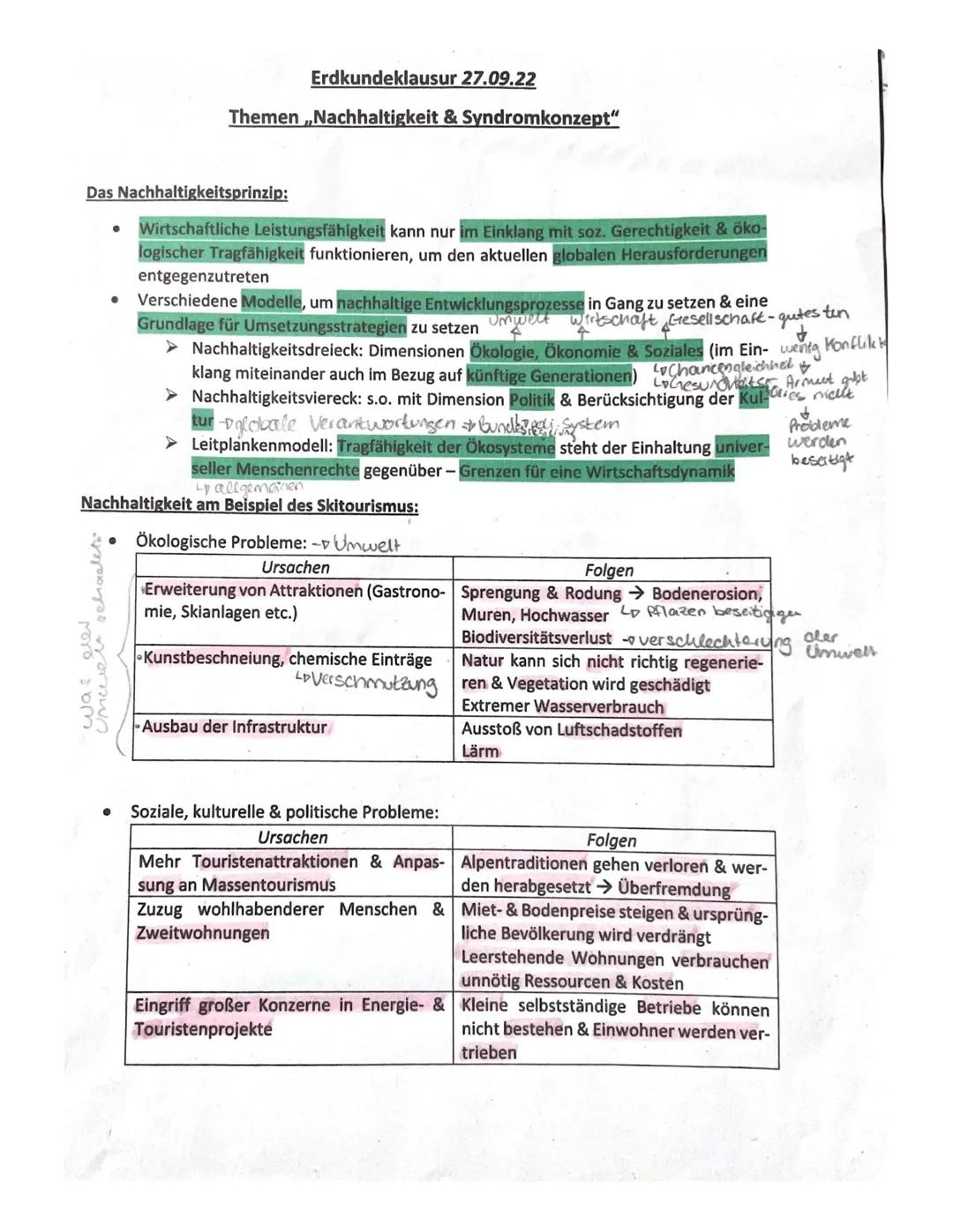 Das Nachhaltigkeitsprinzip:
Wirtschaftliche Leistungsfähigkeit kann nur im Einklang mit soz. Gerechtigkeit & öko-
logischer Tragfähigkeit fu