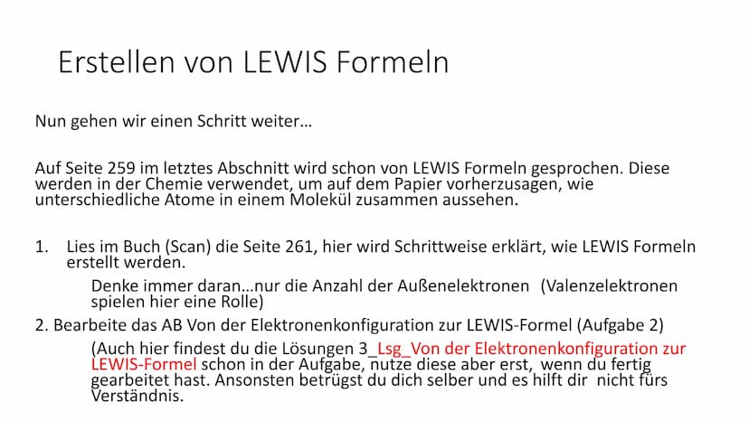 Atombindung/
Elektronenpaarbindung Einleitung
Wenn du diese Power Point Schritt für Schritt durcharbeitest, wird für
dir das Thema
Elektrone