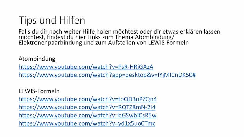 Atombindung/
Elektronenpaarbindung Einleitung
Wenn du diese Power Point Schritt für Schritt durcharbeitest, wird für
dir das Thema
Elektrone