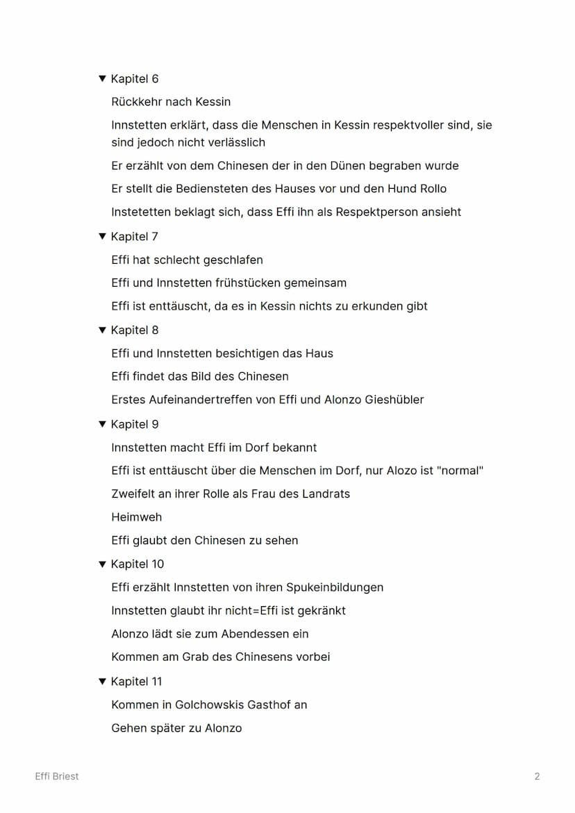 Effi Briest
▼ Zusammenfassung
▼ Kapitel 1
Darstellung von Hohen-Cremmen
Effi erzählt Bertha, Hertha und Hulda von Baron von Innstetten
Innst
