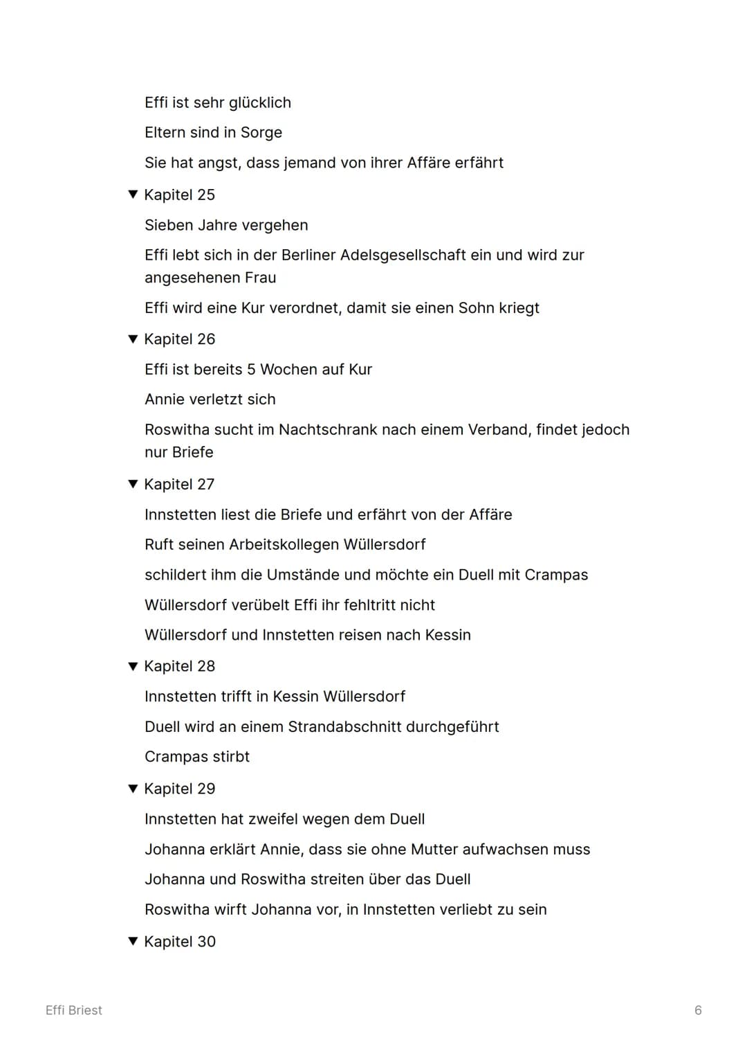 Effi Briest
▼ Zusammenfassung
▼ Kapitel 1
Darstellung von Hohen-Cremmen
Effi erzählt Bertha, Hertha und Hulda von Baron von Innstetten
Innst