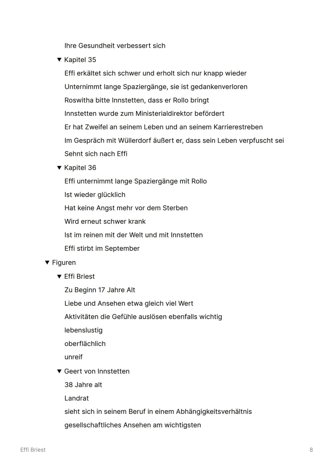 Effi Briest
▼ Zusammenfassung
▼ Kapitel 1
Darstellung von Hohen-Cremmen
Effi erzählt Bertha, Hertha und Hulda von Baron von Innstetten
Innst