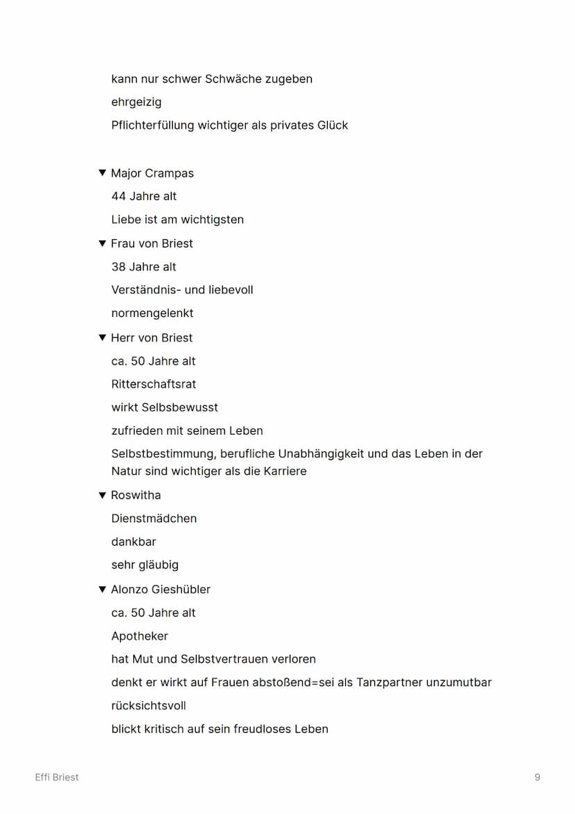 Effi Briest
▼ Zusammenfassung
▼ Kapitel 1
Darstellung von Hohen-Cremmen
Effi erzählt Bertha, Hertha und Hulda von Baron von Innstetten
Innst