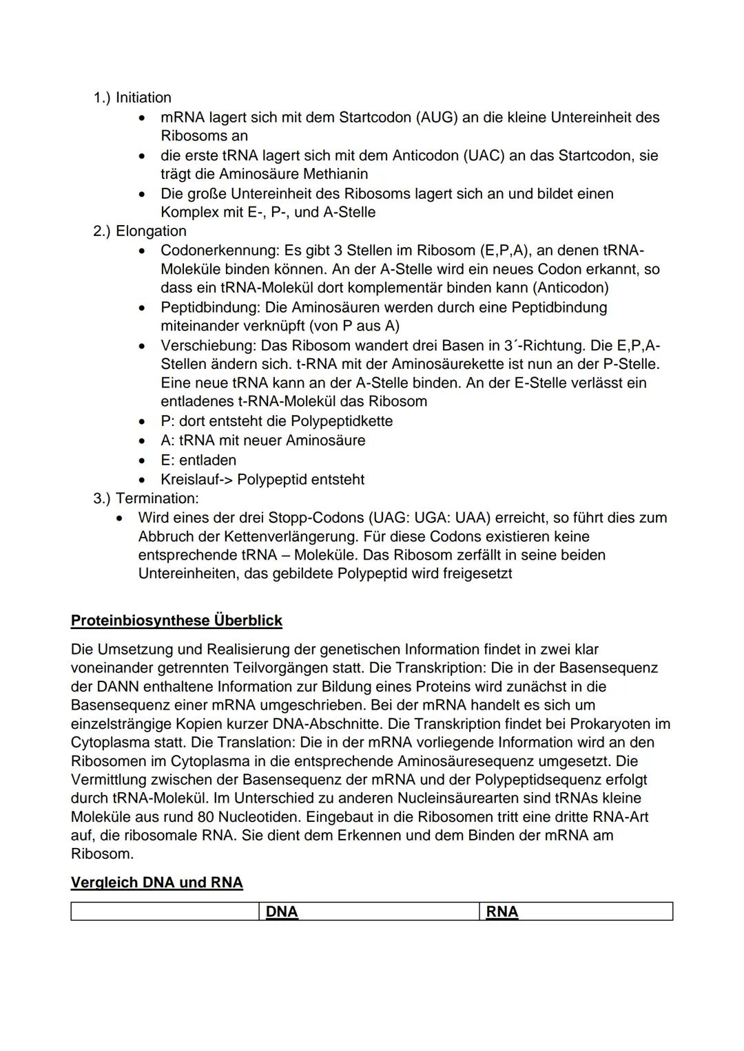 Q1
Prokaryoten und Eukaryoten
Prokaryoten
Biologie Leistungskurs Abitur 2021
●
Ringförmige DNA, ohne Kernhülle
und ohne Proteine, haploid
• 