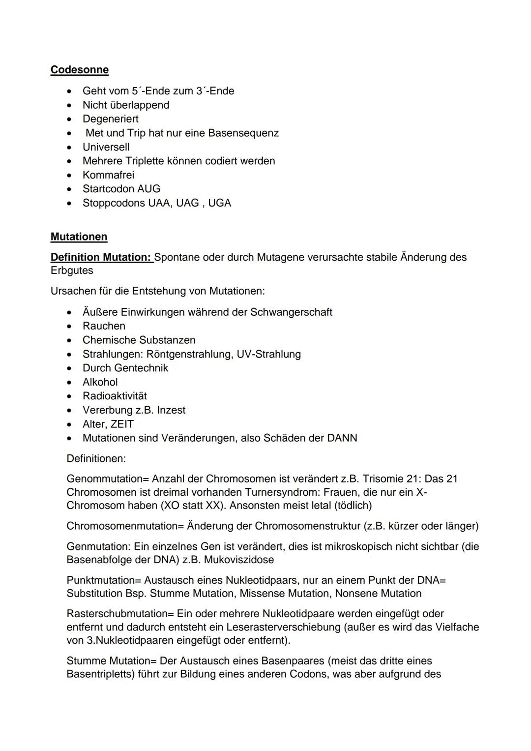 Q1
Prokaryoten und Eukaryoten
Prokaryoten
Biologie Leistungskurs Abitur 2021
●
Ringförmige DNA, ohne Kernhülle
und ohne Proteine, haploid
• 